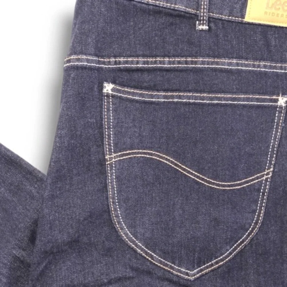 Lee Riders Womens Jean Sz 26W Straight Leg‎ 5 Button Front Dark Classic Western